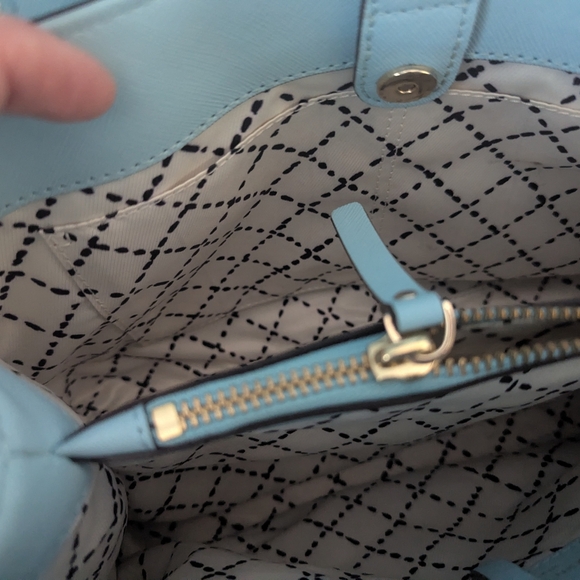 Kate Spade Aqua Blue Satchel - Picture 9 of 16
